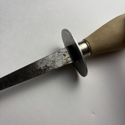 Coltello vintage Richard INOX Oyster Clam Shucking manico in legno - Foto 7 di 7
