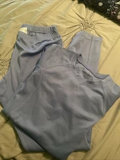 Lands End Light Purple Long Johns/base Layer Set Sz Youth Large 14 GUC