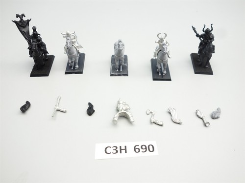 Warhammer FB Warriors Chaos AoS Slaves Darkness - Cavalieri predoni (oop metal) - Foto 2 di 6