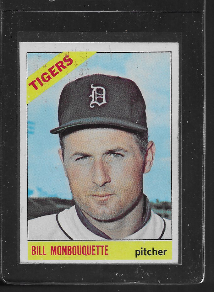 1966 TOPPS  BASEBALL # 429 BILL MONBOUQUETTE NICE CARD