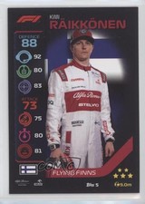 2020 Topps F1 Turbo Attax Flying Finns Kimi Raikkonen #5 0a16