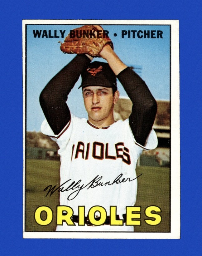1967 Topps Set-Break #585 Wally Bunker EX-EXMINT *GMCARDS*