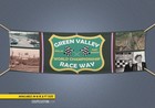 1960s Green Valley Race Way Garage Banner Hot Rod Drag Nitro Texas strip