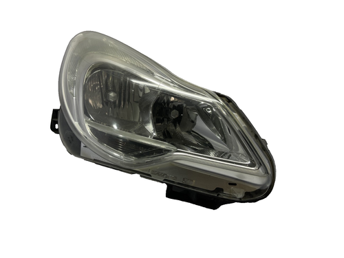 VAUXHALL CORSA D DRIVER/RIGHT SIDE HEADLIGHT 13295018 GENUINE - Picture 1 of 12