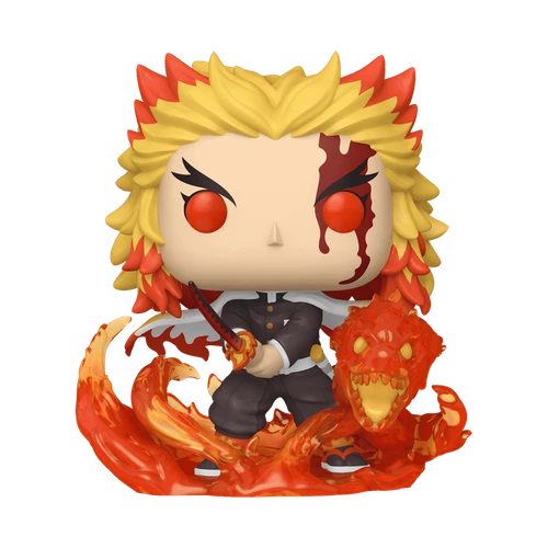DAMAGED BOX Funko Pop! Premium Demon Slayer - Kyojuro Rengoku 9th Form #1856