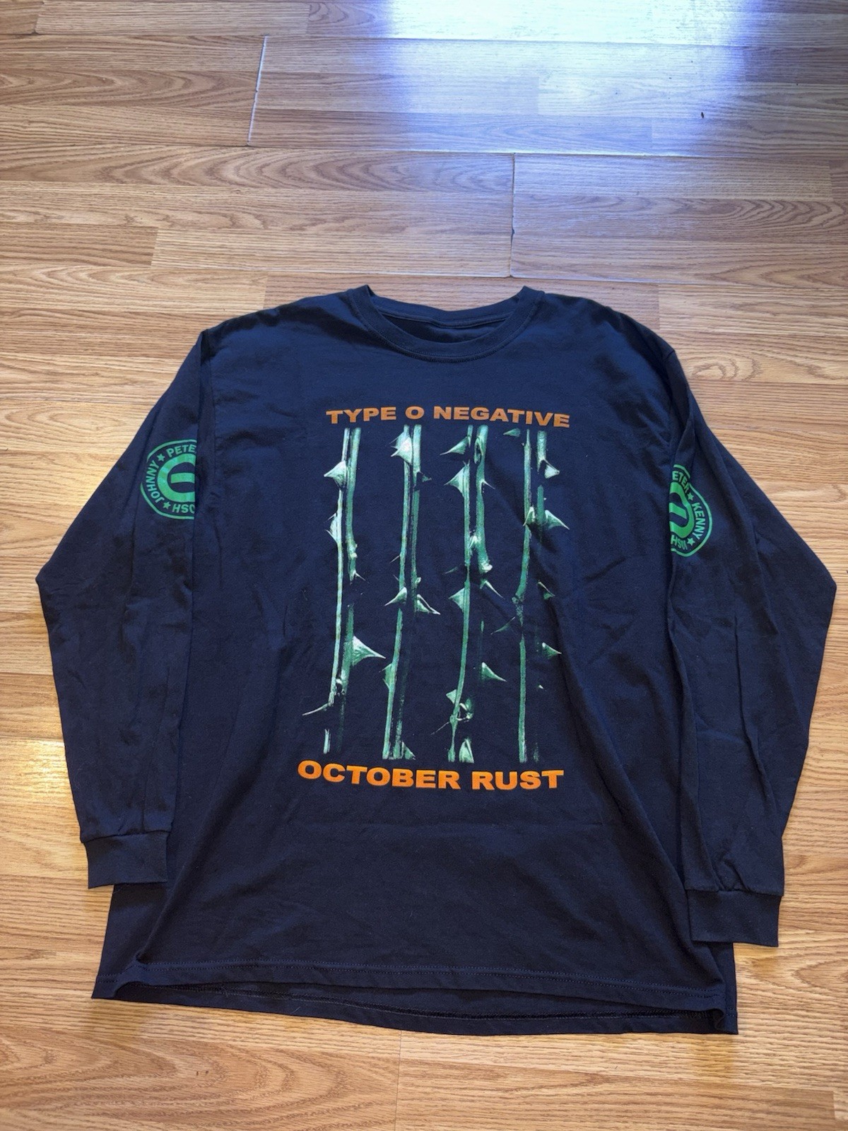 Vintage 2002 Type O Negative Band Octobers Rust We Are The Vandals Longsleeve XL