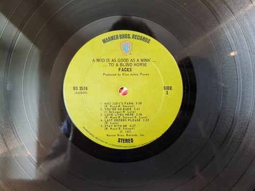 Faces A Nod Is As Good As A Wink To A Blind Horse LP Original 1971 Vinyl Record - Picture 5 of 9