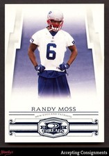 2007 Donruss Threads Retail Blue #111 Randy Moss 329/350 Patriots