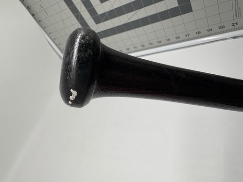 Bate de béisbol Stick by Stan madera negra 32" Anthony DeLucia 1988/ - Imagen 7 de 11