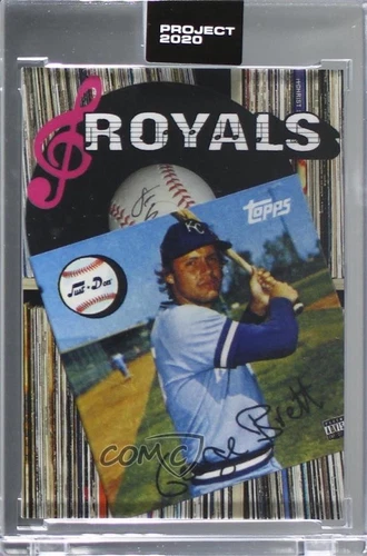 2020 Topps Project 2020 1975 Topps /3002 George Brett Don C #212 HOF