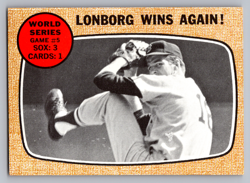 1968 Topps #155 Jim Lonborg Wins Again!