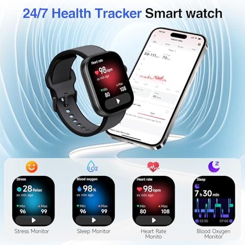 Smart Watch for Men Women, 1.99" AMOLED Display Fitness - Picture 5 of 8