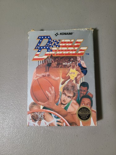 Double Dribble (Nintendo NES) Complete CIB Authentic Box, Game, Manual TESTED - Picture 8 of 14