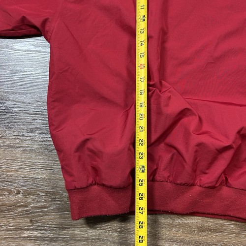 Cutter And Buck Pullover Mens XL Red East Lake Embroidery Golf Nylon Windbreaker - Picture 6 of 6