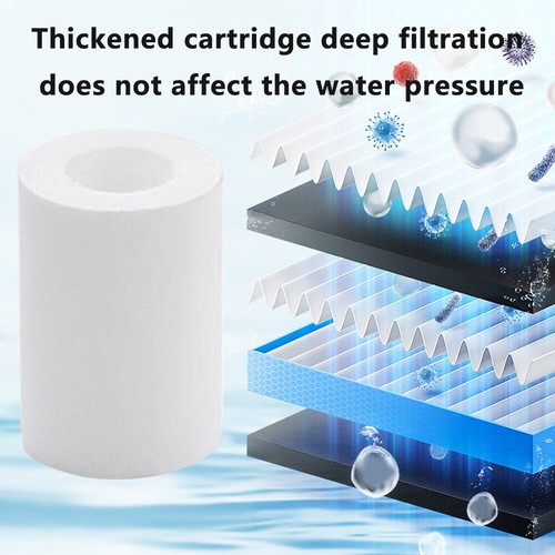 Shower Filter Cartridge Water Filter Softener Hard Water Purifier Shower Head } - Picture 17 of 22