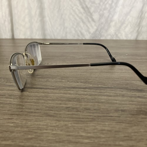 Scott Harris Europa Herren Metall Brillengestell 54-18-145 Modell SH688 silber - Bild 4 von 10