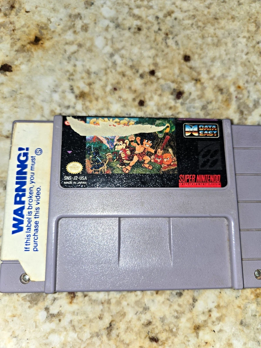Joe & Mac Nintendo SNES Video Games for sale | eBay