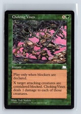 (4x) CHOKING VINES – MTG Magic the Gathering Card – Weatherlight – Common