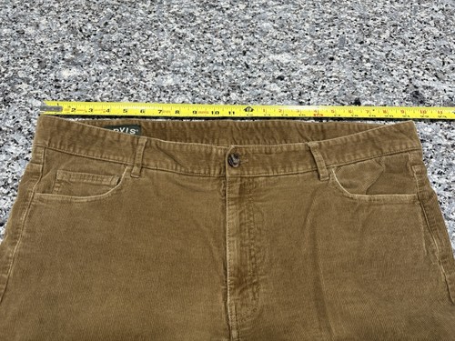 Orvis Hose Herren 42 x 32 braun Chino Cord gerade klassisch Stretch 5 Pocket - Bild 8 von 10
