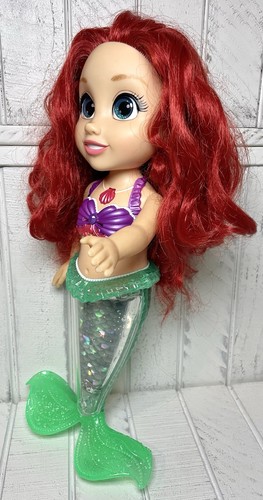 Disney Princess Ariel The Little Mermaid 14” Doll Battery Operated Sensory Tail - Picture 2 of 8