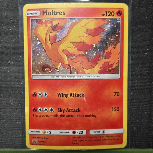 MOLTRES SM143 PROMO SM BLACK STAR PROMOS POKEMON COSMO HOLO HP