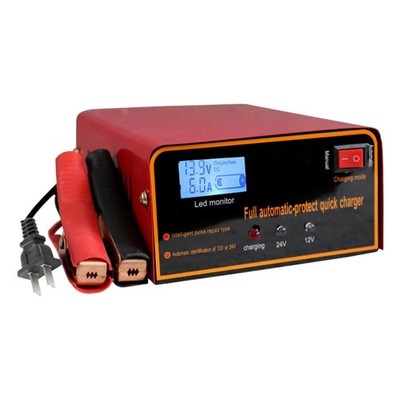 Heavy Duty Motorcycle and Car Battery Charger Ideal for Various Applications