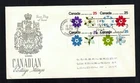 Canada #508-11, 1970 Expo se-tenant block of 4 Middlesex cachet FDC VF