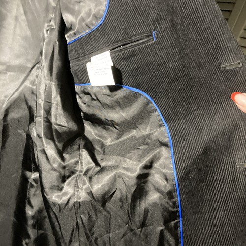 Paul Jones Cordoruy Blazer, Black, Men’s Size M Classic - Picture 7 of 12