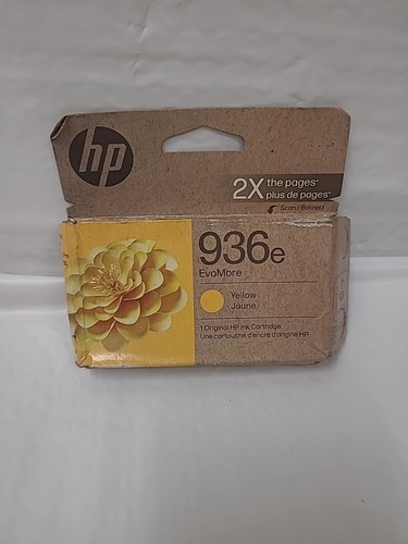 Original HP 936e Tintenpatrone Gelb EvoMore | Funktioniert mit HP OfficeJet 9120