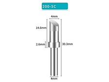 200-5C soldering tip horseshoe shape 5mm for soldering stations BAKON