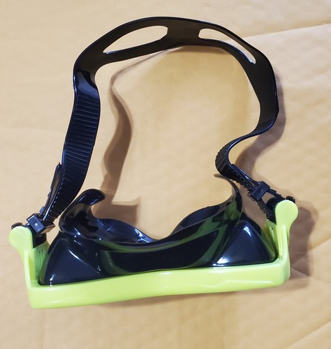Gafas de Natación con Cubierta de Nariz Máscara de Buceo Snorkel Gafas de Buceo Amarillo/Negro - Imagen 2 de 12