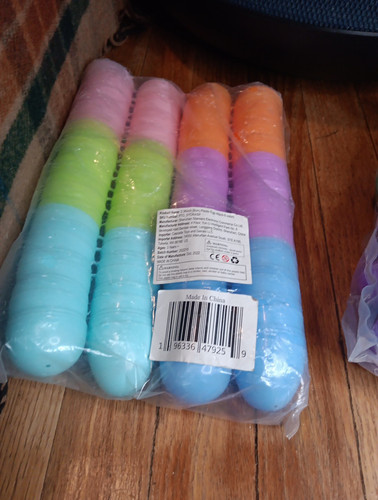 75+ Stück Großpackung befüllbare Kunststoff bunte Ostereiersuche Eier mehrere Farben - Bild 4 von 8