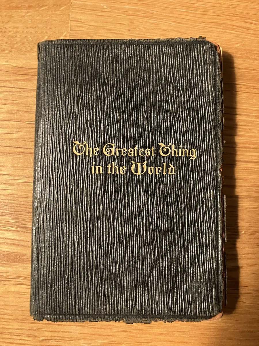 The Greatest Thing In The World In Antiquarian & Collectible Books