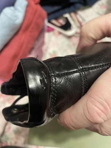 Lightly Worn Earth Shoe Daytona Leather Upper Ankle Boot Women's Size 8.5 BLACK - Picture 4 of 4