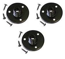 Audio2000'S AST4264BX3 3-Pack Black Microphone Gooseneck Black, 3PK,