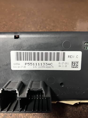2011-2017 Jeep Compass Patriot Temperature Temp Climate Control Dial P55111133AC - Picture 3 of 5