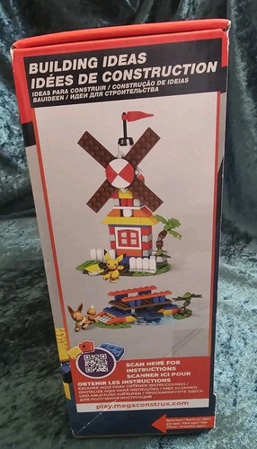 Mega Construx Pokemon Building Box 450 Piece -Pikachu Eevee -New Sealed - Picture 3 of 7