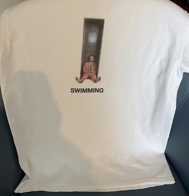 Mac Miller Swimming Album Tee Official Tour Merch White T Shirt Size Medium