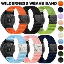 Quickfit Nylon Band Strap For Garmin Fenix 8 7 7S 7X Solar 6 6S 6X 5 5X Epix Pro