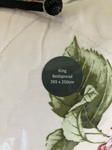 Christy Duvet Bedding Hydrangea King Size New - Picture 3 of 6