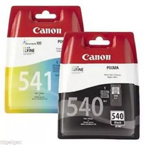 COLOUR CL-541 CL541 AND PG-540 PG540 BLACK PIXMA MG4150 MG4250