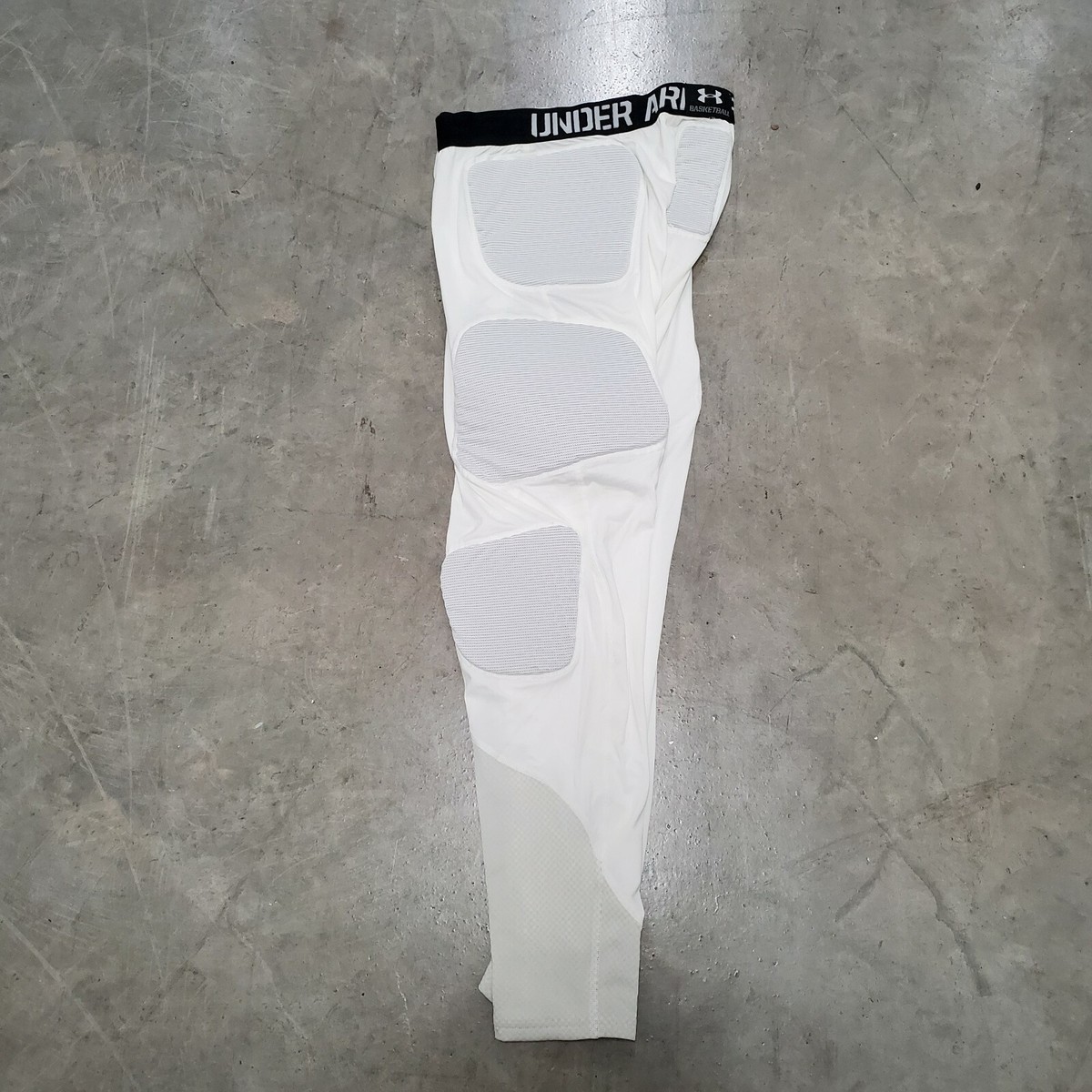 UNDER ARMOUR COMPRESSION PADDED BASKETBALL TIGHTS 1265065-100 MEN'S SZ: