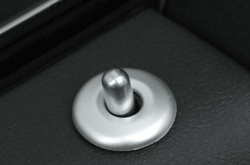 Matte Silver Inner Door Bolt Lock Down Ring Cover 4pc For Cadillac XT5 2017-2022 - Picture 2 of 7