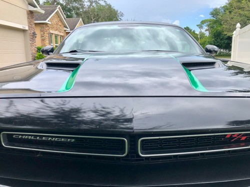 Dodge Challenger Pre-Cut Hood Spears Graphic Decal (15-18) 15 Colors Oracal 651 - Picture 4 of 9
