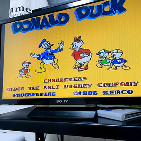 Donald Duck Nintendo Famicom kemco 1988 Japanese Version KSC-WS Retro Games
