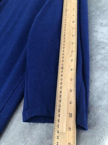 COS Blue Long Cowl Neck Winter Tunic Top Size M Wool & Cotton Blend - Picture 13 of 15