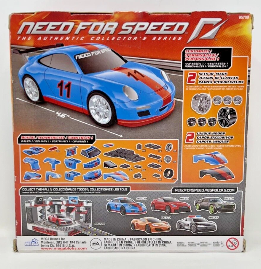 Mega Bloks Need For Speed Porsche 911 Gt3 RS 95709 Collector s Series New