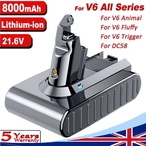 9500mAh V6 For Dyson V6 Battery Animal DC58 DC59 DC61 DC62 SV03 SV05 SV06 SV09 - Picture 14 of 29