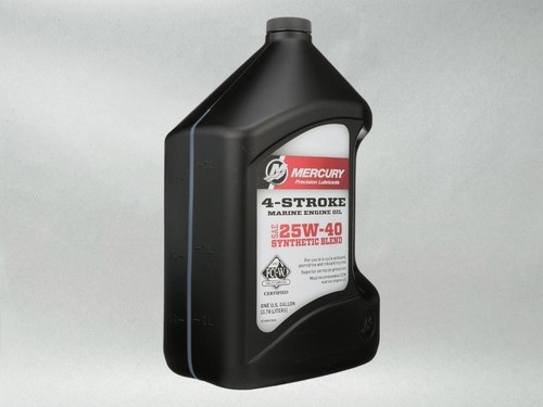 Mercury OEM 25W-40 Synthetic Blend Marine Engine Oil 1 Gallon 8M0078630-2PACK - Bild 4 von 8