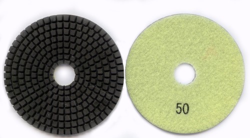 Diamantschleifpads, Polierscheiben Ø125, Schleifpad zur Nassanwendung - Bild 2 von 10